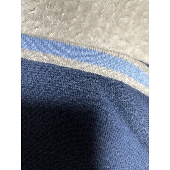 Neiman Marcus Men's Blue Cashmere Long Sleeve Knit Pullover Sweater Size XL - Picture 6 of 10